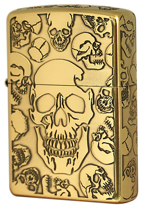 Zippo ジッポー MOSH SKULL 2BI-5SKL メール便可