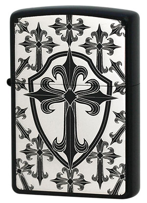 Zippo ジッポー THE CROSS 2BKS-GCROS メール便可