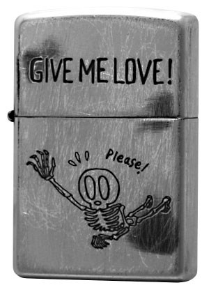 Zippo ジッポー USED FINISH 2UDS-LOVE