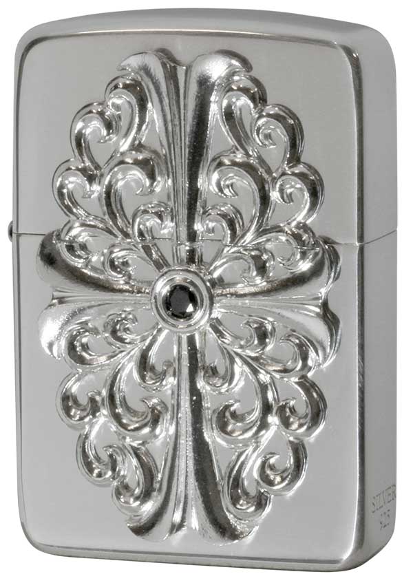 Zippo ジッポー SILVER CROSS シルバークロス 23M-CROBK