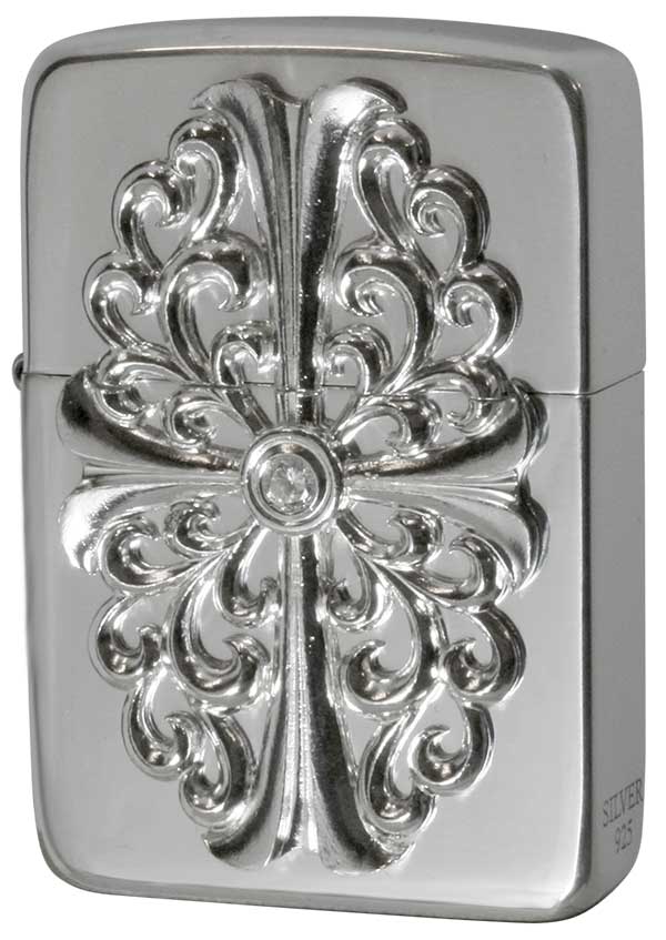 Zippo ジッポー SILVER CROSS シルバークロス 23M-CRO