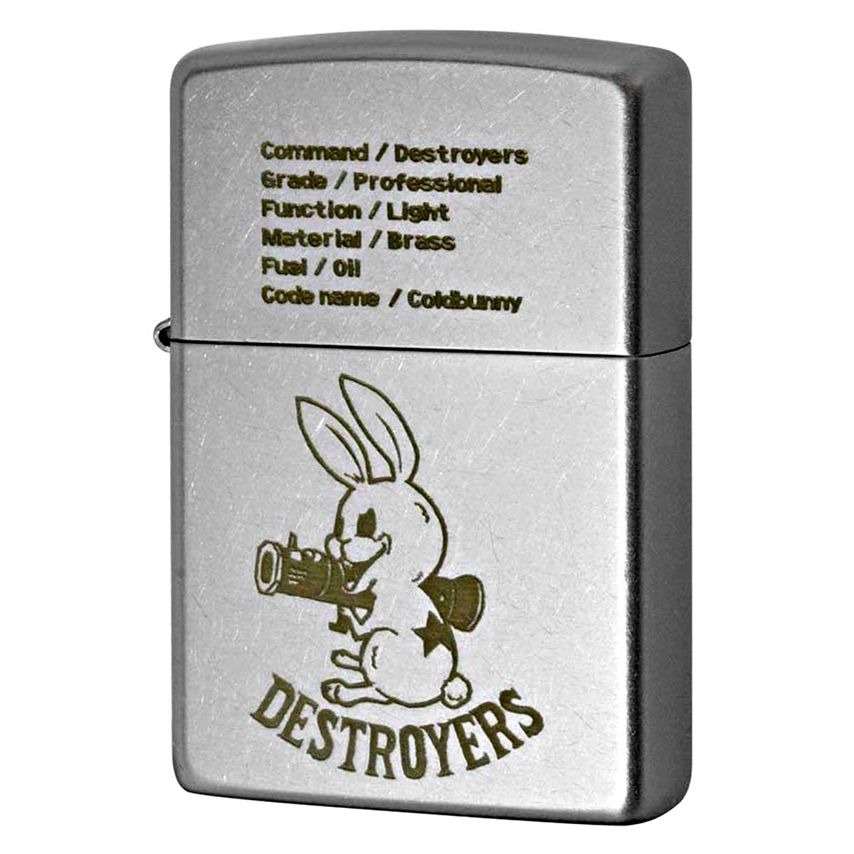 Zippo ジッポー コールドバニー オールド仕上げ デストロイヤーズ DESTROYERS OLD FINISH 2OF-COLDBUNNY メール便可