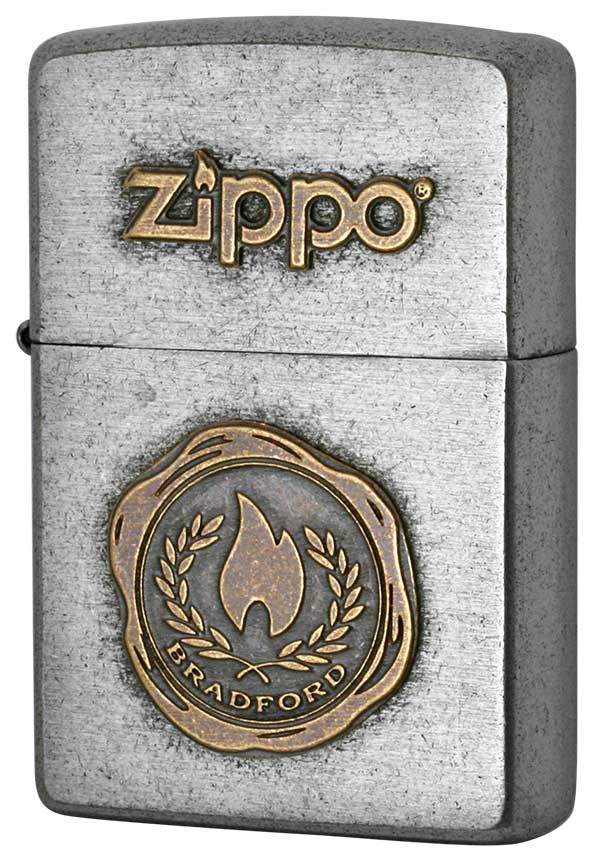Zippo ジッポー LOGO METAL ロゴメタル 2SFM-FLAME メール便可