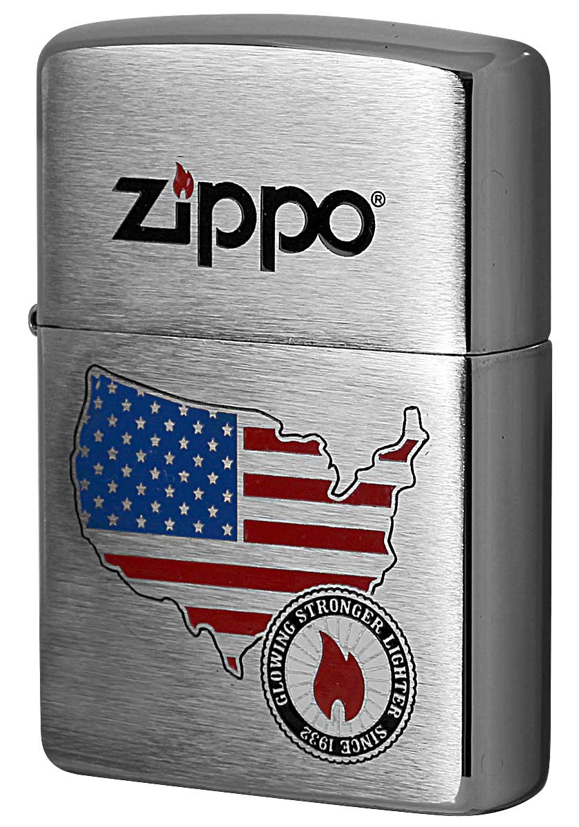 Zippo ジッポー Etching＆Paint エッチングペイント 200-AMERICA メール便可