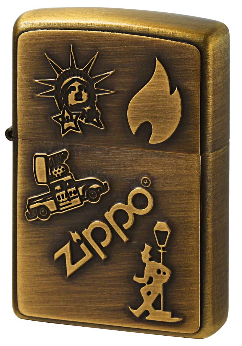 Zippo ジッポー OLD DESIGN METAL PLATE オールドデザイン メタルプレート 2UDB-METAL1 メール便可