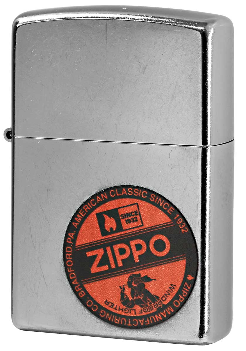 Zippo ジッポー ZIPPO LOGO Stump Red 207-LOGOR メール便可
