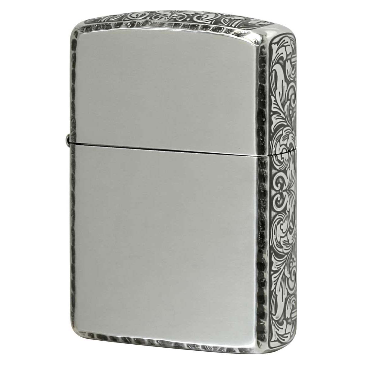 Zippo ジッポー アーマー サイド アラベスク 唐草 コーナーリューター加工 銀メッキ ARMOR SIDE ARABESQNE 162SI-3ARART