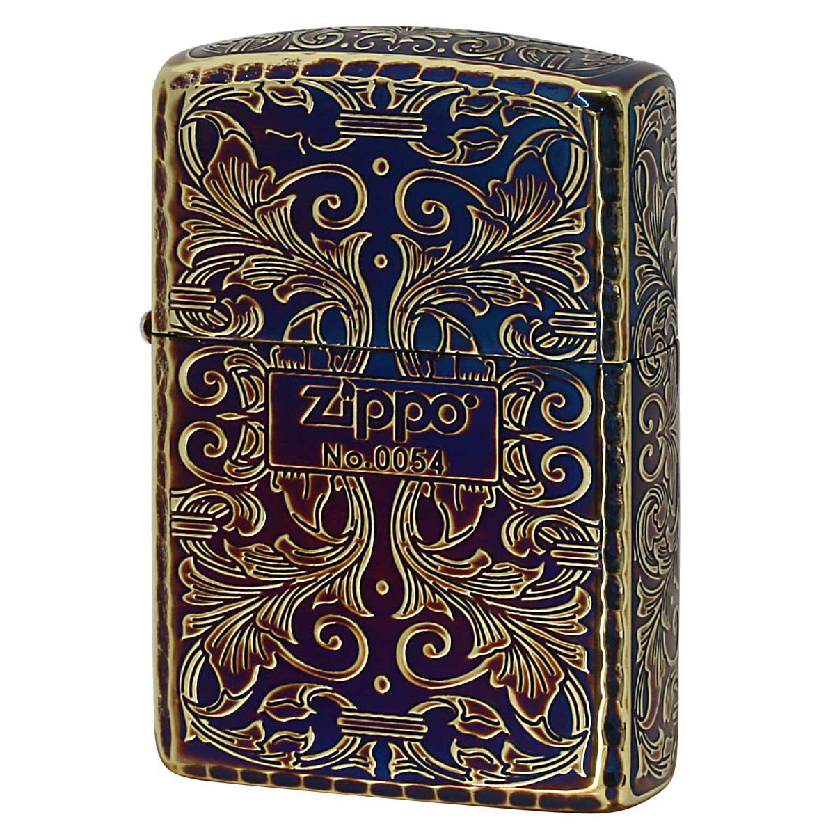 Zippo ジッポー アーマー 5面 アラベスク 唐草 コーナーリューター ジッポ ロゴ ゴールド ARMOR Arabesque シリアル番号 162GI-Z5KARART
