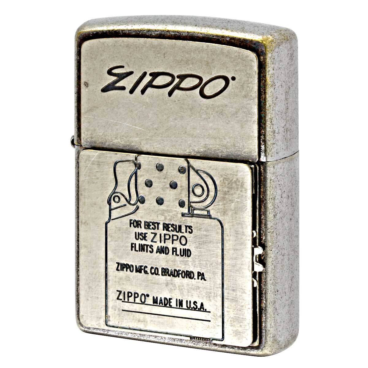 Zippo ジッポー 炎 アイコンフレーム ギミック トリックアクション クロームバレル 2CB-TRFIRE