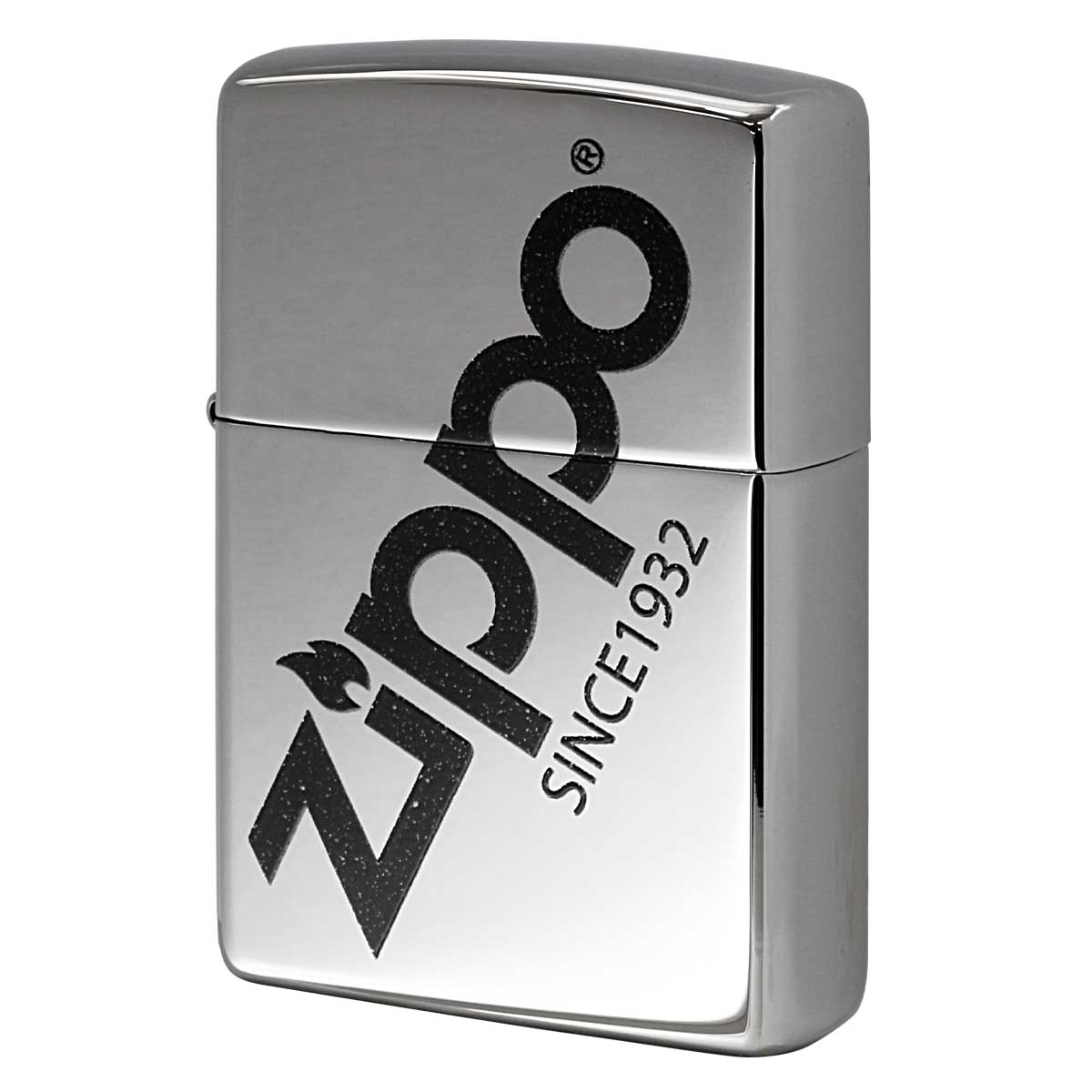 Zippo ジッポー ジッポ ロゴ ZIPPO LOGO クロムメッキ 古美仕上げ ブラック 25C-LOGOBK