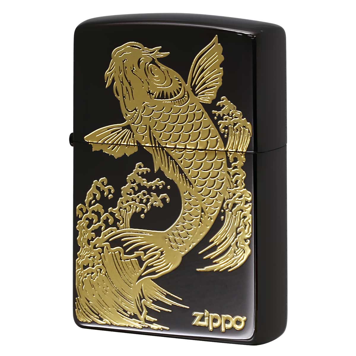 Zippo ジッポー 鯉 カープ CARP ブラック 2BKG-CARP