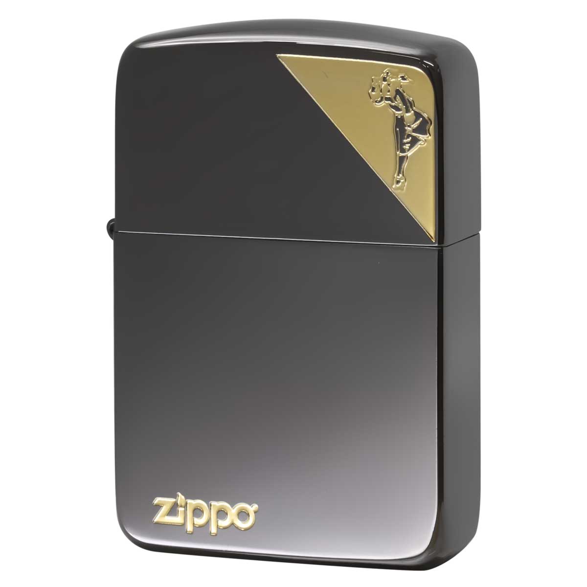 Zippo ジッポー 1941レプリカ WINDY ウインディ ブラック ゴールド 1941BK-ZWINDY