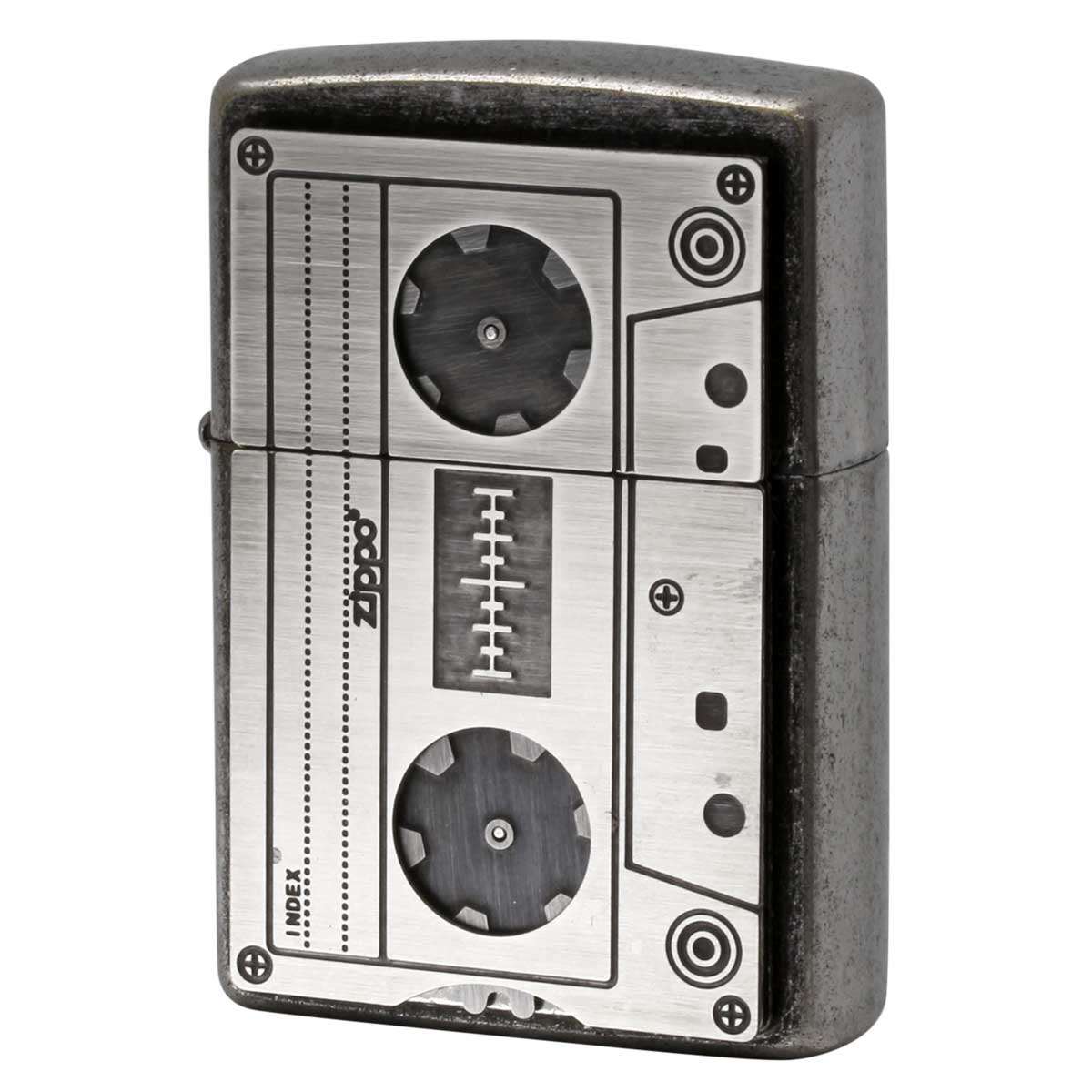 Zippo ジッポー CASSETTE TAPE カセットテープ クローム 昭和 レトロ 2CBM-CT