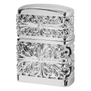 Zippo ジッポー クロス 十字架 メタル ジャケット 銀メッキ Metal Jacket CROSS 2NMJ-CRO20