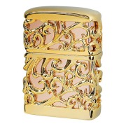 Zippo ジッポー アラベスク 唐草 メタル ジャケット ピンクゴールドメッキ Metal Jacket ARABESQUE 2PMJ-DEVIL20