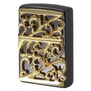 Zippo ジッポー アラベスク 唐草 メタル デビルジャケット ブラックニッケル Metal Jacket ARABESQUE DEVILM_BKGD