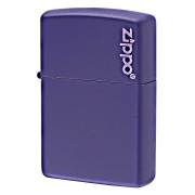 Zippo ジッポー パープル マット ジッポ ロゴ Purple Matte Zippo Logo 237ZL メール便可