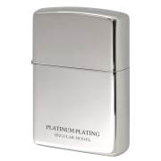 Zippo ジッポー レギュラー プラチナコーティング ポリッシュ 鏡面 PLATINUM PLATING REGULAR MODEL 20-PLAT メール便可