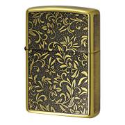 Zippo ジッポー アラベスク柄 両面 唐草 真鍮イブシ NK-KB メール便可