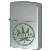 Zippo ジッポー マリファナ Marijuana Leaf Series LEGAL stamp Z207-112478 メール便可