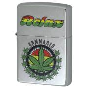 Zippo ジッポー マリファナ Marijuana Leaf Series Relax Leaf Z207-112481 メール便可
