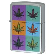 Zippo ジッポー マリファナ Marijuana Leaf Series Colorful Leaves Z207-112483 メール便可