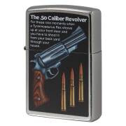 Zippo ジッポー 銃 リボルバー The 50 Caliber Revolver アメリカ加工 Processing in USA Z207-119759 メール便可