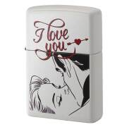 Zippo ジッポー I Love you. KISS アメリカ加工 Processing in USA Z214-119772 メール便可