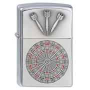 Zippo ジッポーライター：アンティーク ダーツ 1201S414 シルバー 銀