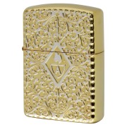 Zippo ジッポー アーマー アラベスク 唐草 コーナーリューター 両面加工 シルバー ゴールド ARMOR Arabesque 162 SG 1201S849