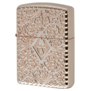 Zippo ジッポー アーマー アラベスク 唐草 コーナーリューター 両面加工 ピンクゴールド ARMOR Arabesque 162 PKG 1201S850