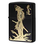 Zippo ジッポー 武士道 BUSHIDO 和柄  鎧 兜 ブラック 金差し 1201S901