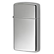 Zippo ジッポー スリム 無地 鏡面 シルバー  ハイポリッシュクローム SLIM High Polish Chrome No.1610 メール便可