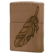 Zippo ジッポー 革巻き レザー ワークス カオス Leather Works CHAOS LWC Z フェザー
