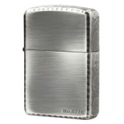 Zippo ジッポー スカル ドクロ 骸骨 3面サイドデザイン アンテーク シルバー コーナーリューター加工 Etching Router Antique Silver 3ER-SKULL B