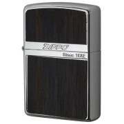 Zippo ジッポー ウッド 木目 木 ホワイトニッケル 両面加工 Wood Series White Nickel WN-Wood ダーク 黒檀