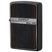 Zippo ジッポー ウッド 木目 木 ネオブラック 両面加工 Wood Series Neo Black NB-Wood ダーク 黒檀