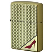 Zippo ジッポー レッドハイヒール 両面彫刻 ブラスいぶし RED High heels Brass Oxidized BO