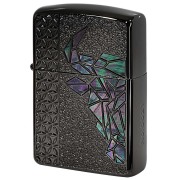 Zippo ジッポー アーマー ブル 牛 シェル 貝 インレイ 象嵌 ネオブラック ARMOR BULL 雄牛 Neo Black NB BK