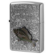 Zippo ジッポー 黒鯛 クロダイ ヴィンテージ 七宝メタル 海水魚 Vintage Cloisonne fish metal Salt Water Fish AN-クロダイ