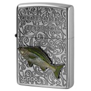 Zippo ジッポー イサキ ヴィンテージ 七宝メタル 海水魚 Vintage Cloisonne fish metal Salt Water Fish AN-イサキ