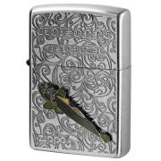 Zippo ジッポー マゴチ ヴィンテージ 七宝メタル 海水魚 Vintage Cloisonne fish metal Salt Water Fish AN-マゴチ