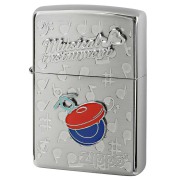 Zippo ジッポー カスタネット 楽器 メタル Musical instrumet White Nickel SATIN WNS-カスタネット