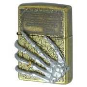 Zippo ジッポー エタニティリング メタル貼り アンティーク風 バレル加工 永遠の愛 ブラス Eternity Ring A Br Barrel