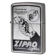 Zippo ジッポー オールドポスター TRY THE FAN TEST ブラック FAN-BK メール便可