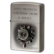 Zippo ジッポー 訳あり傷あり BULLET 弾丸 アンティークニッケル Ni