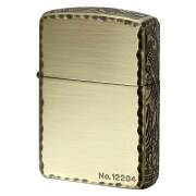 Zippo ジッポー ARMOR アーマー 鯉 カープ 3面 コーナーリューター Antique Brass 3ER-CARP_A メール便可