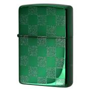 布袋寅泰Zippo オリーブグリーン 幾何学模様ライター 布袋寅泰Zippo オリーブグリーン 幾何学模様ライター