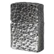 Zippo ジッポー ハンマートーン 槌目 フルメタルジャケット 銀メッキ いぶし仕上げ 2FMJ-SI