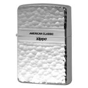 Zippo ジッポー ハンマートーン 槌目 ジッポ ロゴ 銀メッキ HAMMER TONE ZIPPO LOGO 2S-ZHAMMER